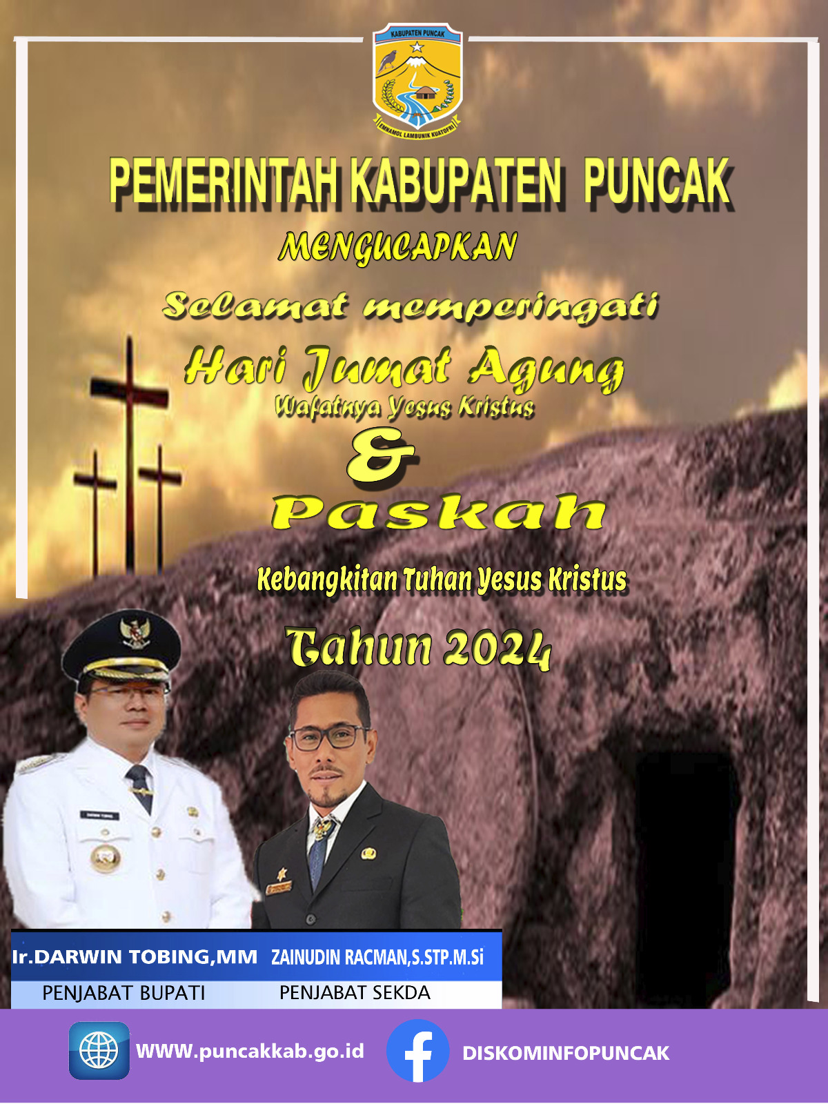 Selamat Memperingati Hari Jumat Agung Wafatnya Yesus Kristus dan Hari Paskah Kebangkitan Tuhan Yesus Kristus